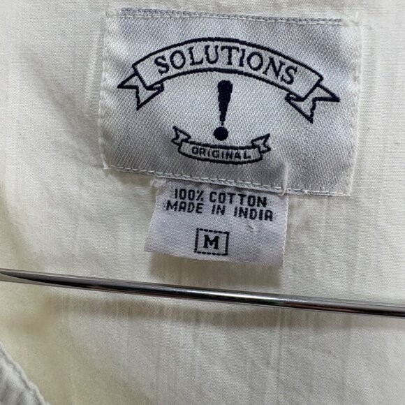 Victorian-Inspired Ruffle Cotton Lace White Medium Blouse Button Romantic Sailor - Picture 3 of 8